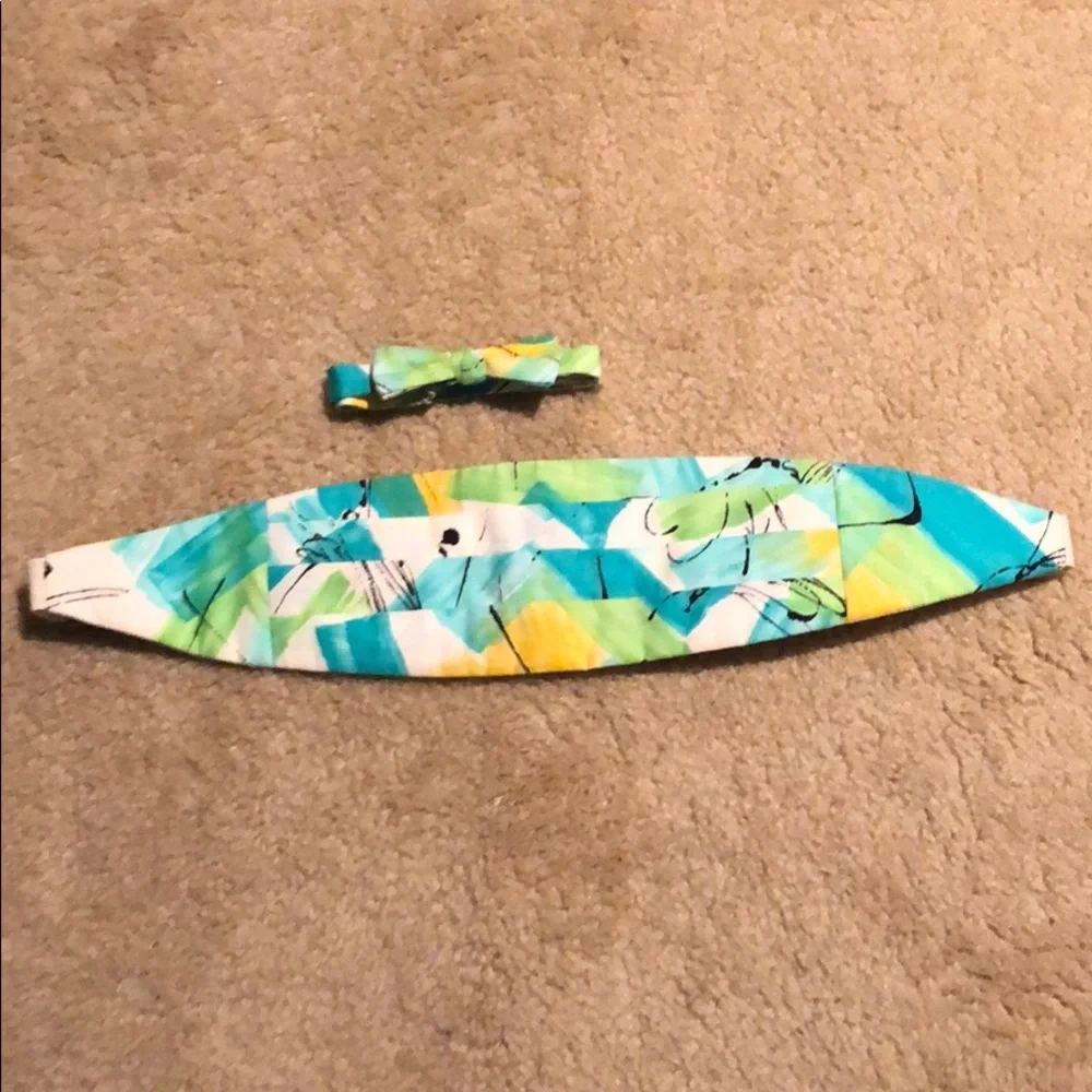 Formal modern Bow Tie & Cummerbund for kids kids